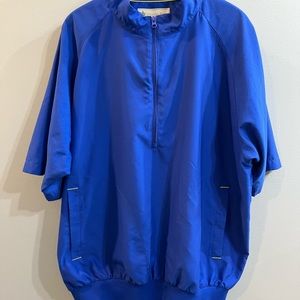 Blue XL 3/4 zip Donald Ross golf jacket